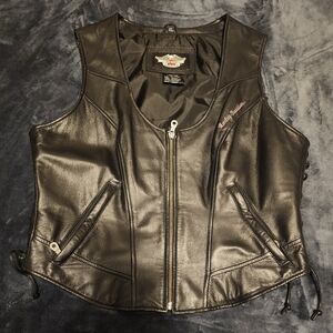 Women's Harley Davidson Leather Vest